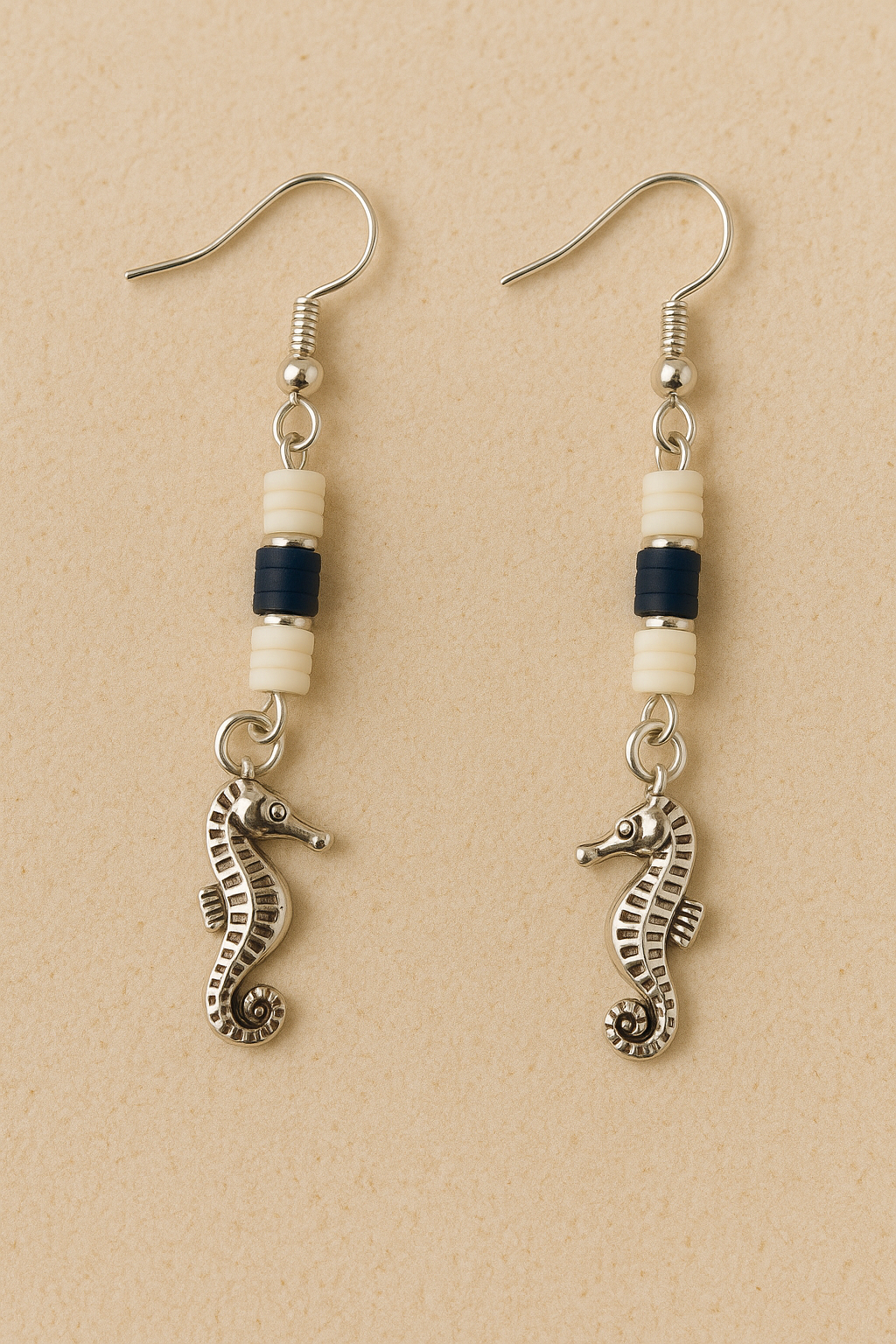 Nautical Seahorse Dangle Earrings