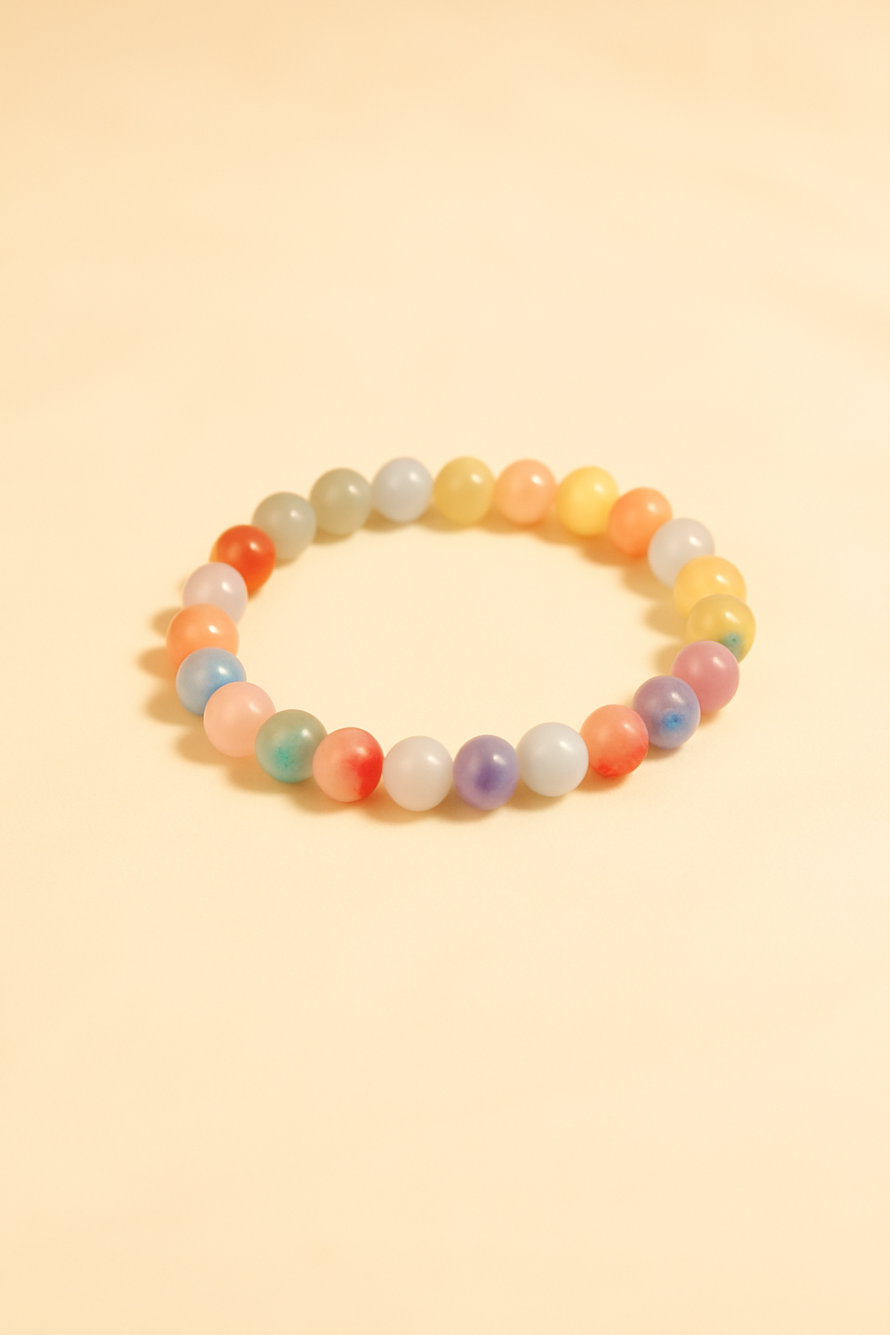 Rainbow Beaded Bracelet