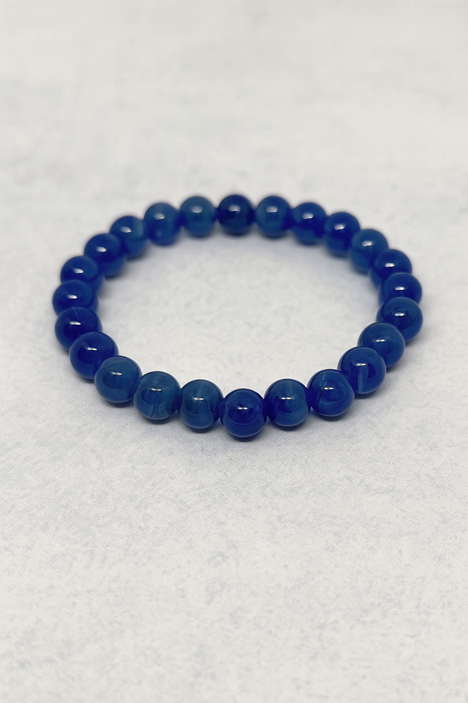 Deep Blue Beaded Bracelet