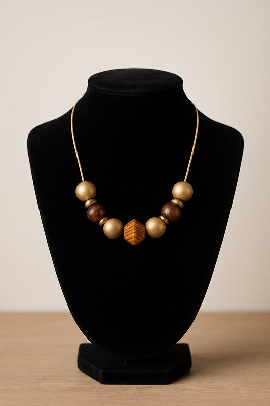 Wooden Bead Necklace