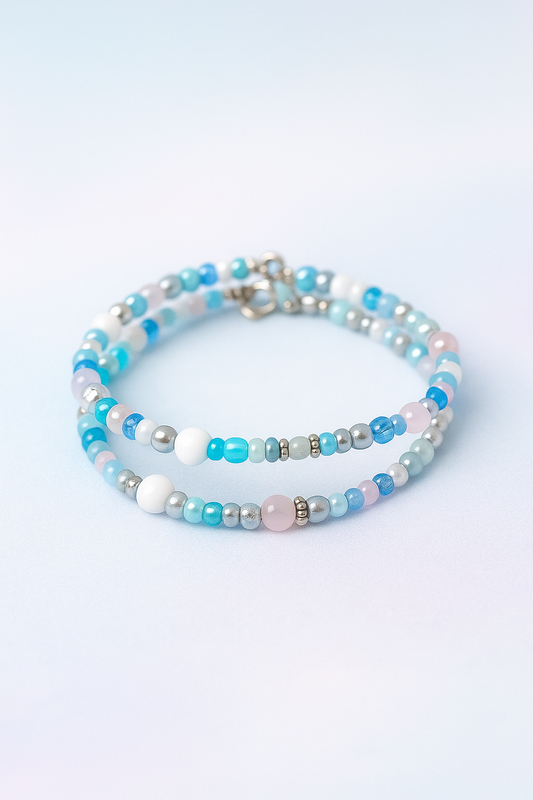 Ocean Breeze Mermaid Wrap Bracelet