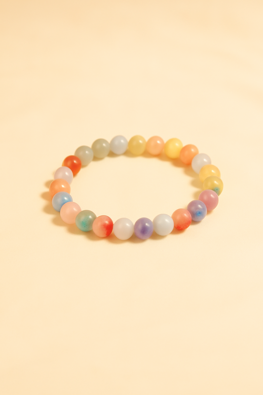 Rainbow Beaded Bracelet