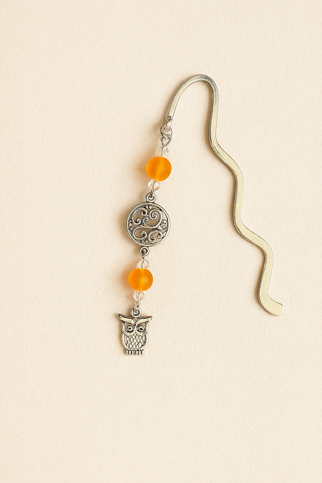 Handcrafted Owl Charm Bookmarks