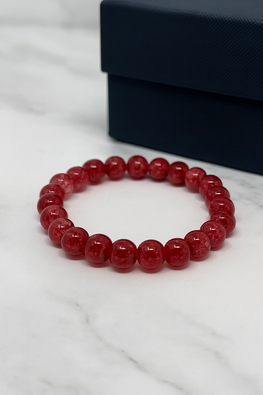 Red Beaded Bracelet