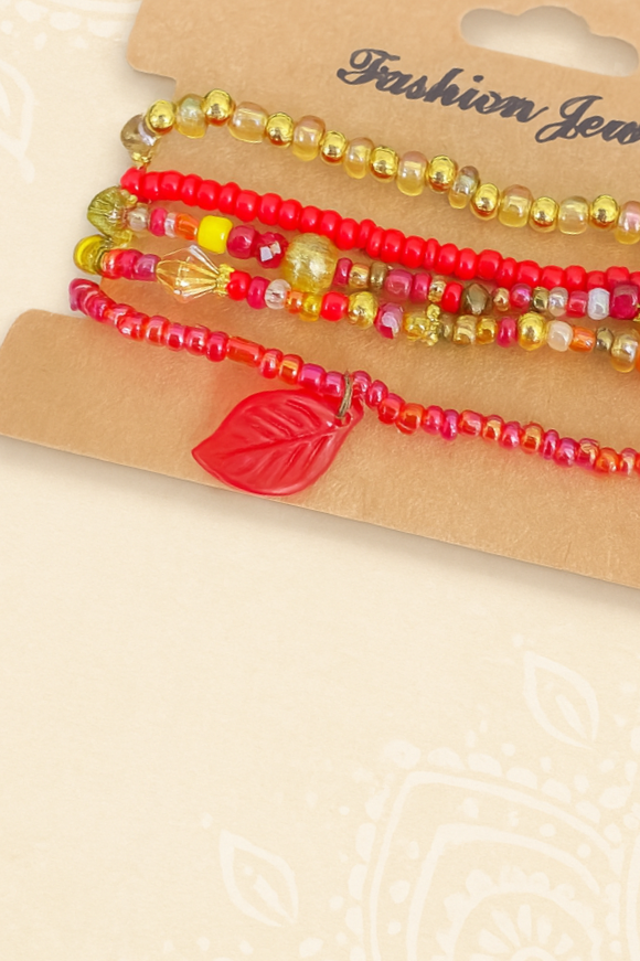 Boho Beaded Bracelet Set