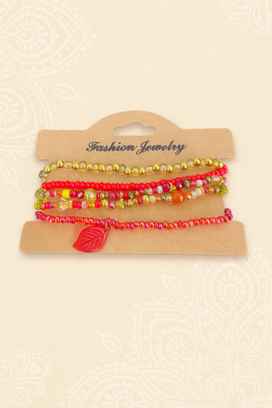 Boho Beaded Bracelet Set