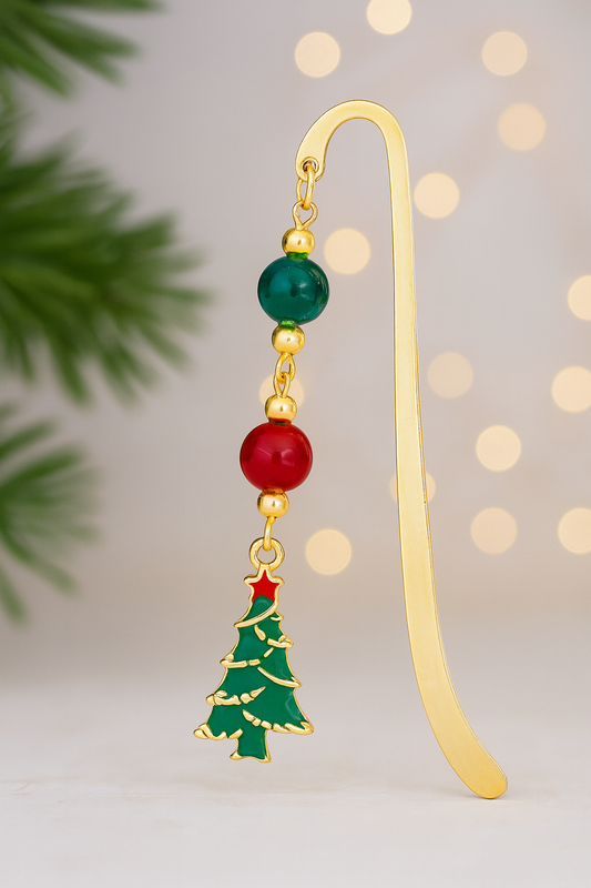 Festive Christmas Tree Bookmark