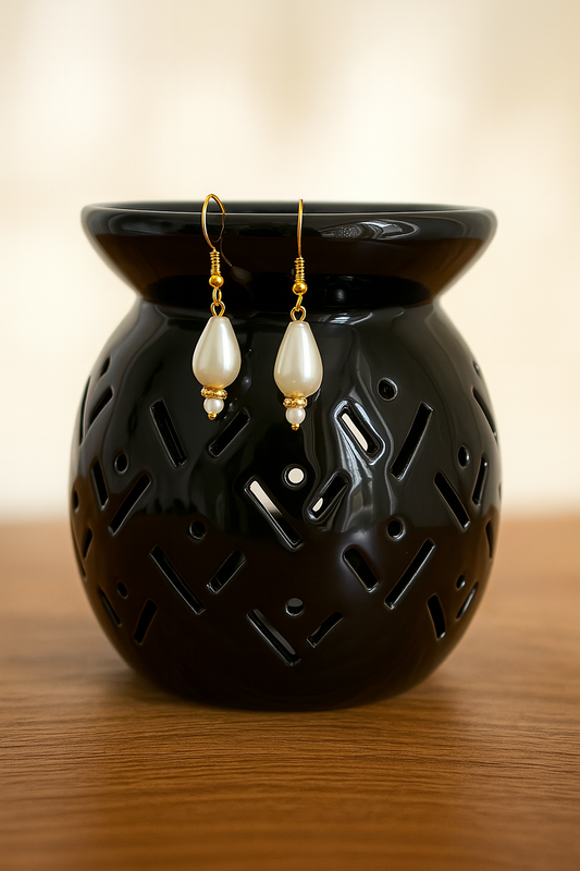 Elegant Faux Pearl Drop Earrings