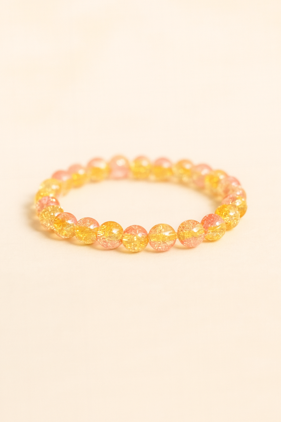 Sunset Sparkle Beaded Bracelet
