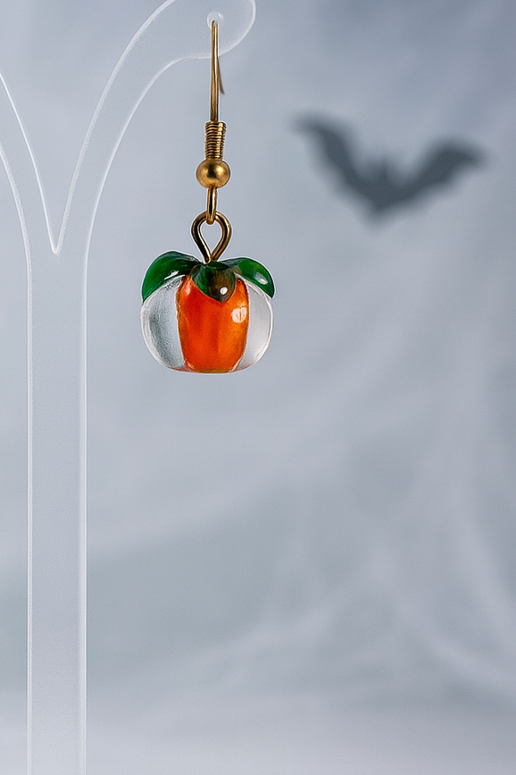 Mini Pumpkin Earrings