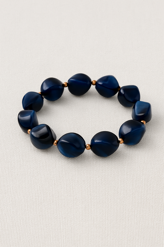 Midnight Blue Swirl Bracelet
