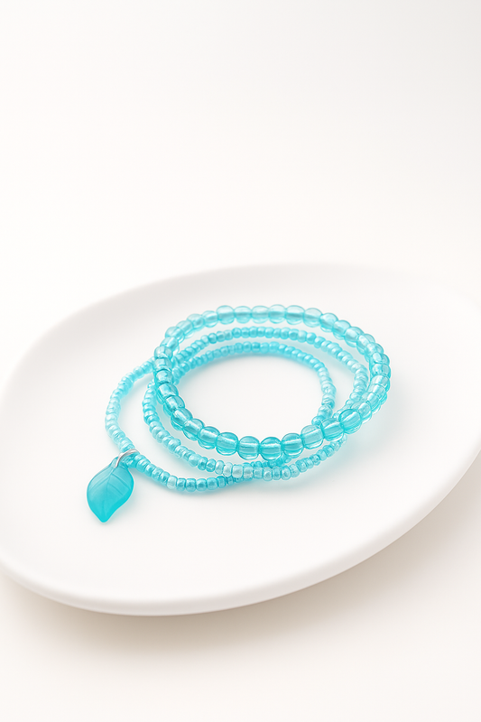 Ocean Breeze Beaded Bracelet Set